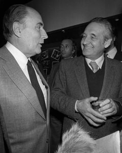 Con el presidente francés Jacques Chirac - Fotografía de PHILIPPE WOJAZER/AFP.