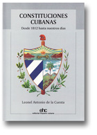 Portada del libro Constituciones cubanas
