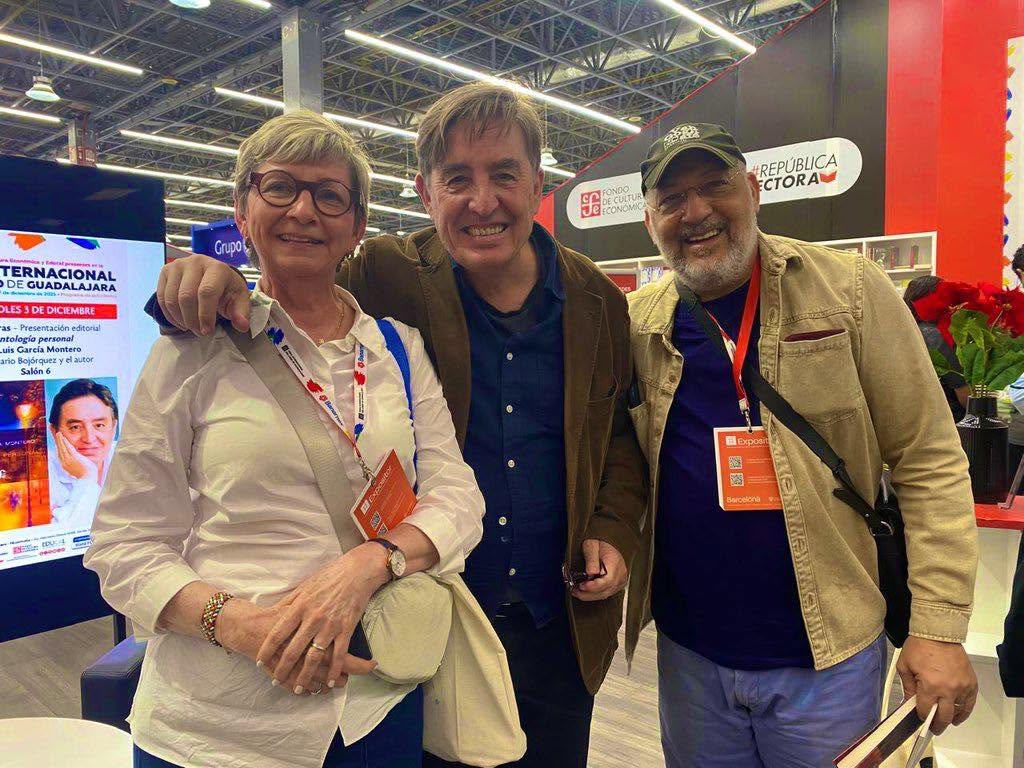 Con el poeta español y amigo Luis García Montero.
